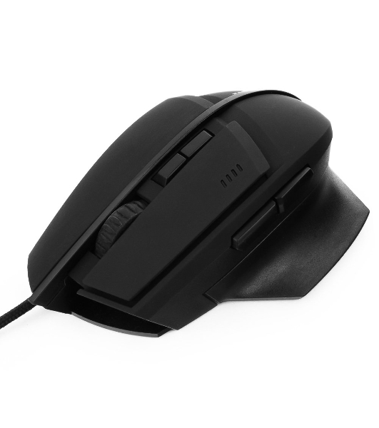 Мышь проводная Гарнизон GM-740G черный, 3200 dpi, USB, кнопки - 7