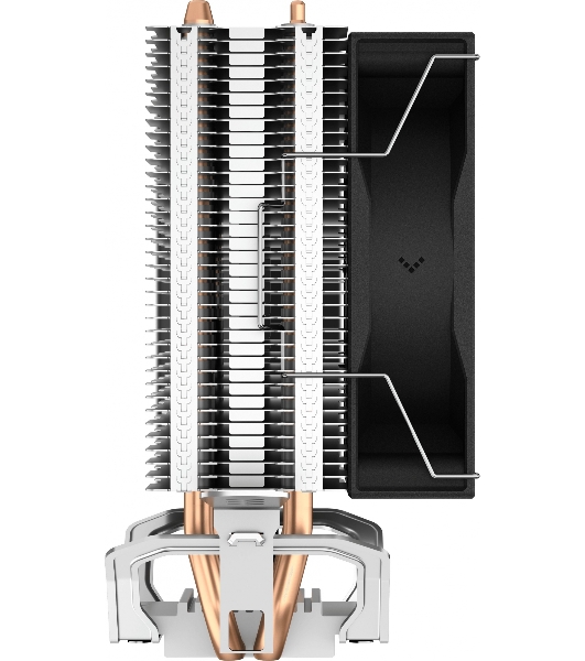 Кулер для процессора DEEPCOOL AG200 черный, 92 мм, алюминий/медь, 3050 об/мин, 30.5 дБ, 4 pin, 100 Вт, 133 мм