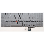 Клавиатура для ноутбука Lenovo ThinkPad P16 Gen 1/2 серая с подсветкой, фото2
