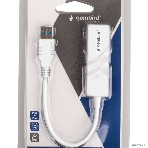 Сетевой адаптер Ethernet Gembird NIC-U11, USB 3.0 - Gigabit Ethernet adapter, пластик, белый, RTL8153, фото7