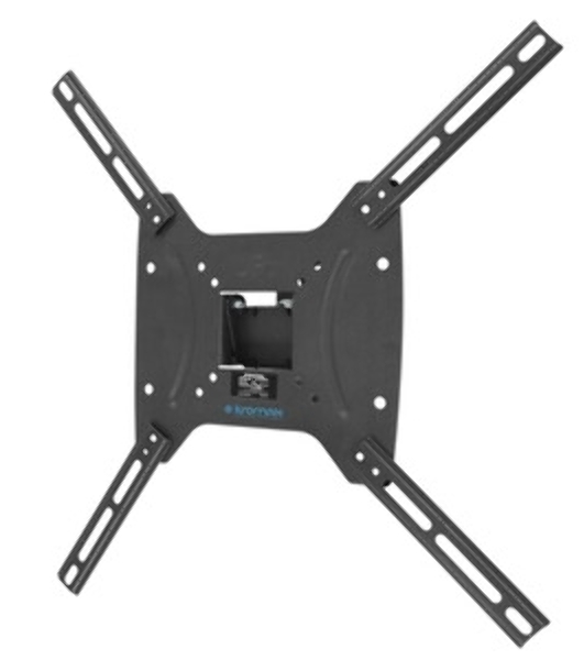 Кронштейн Kromax OPTIMA-402, 15'-55', max 25 кг, настенный, VESA 400x400 мм черный