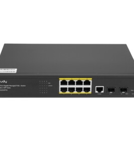 Коммутатор Cudy GS2008PS2, 8×1 Гбит/с, 2×1 Гбит/с SFP