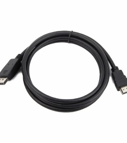 Кабель DisplayPort-HDMI Gembird/Cablexpert 1,8м, 20M/19M, черный, экран, пакет