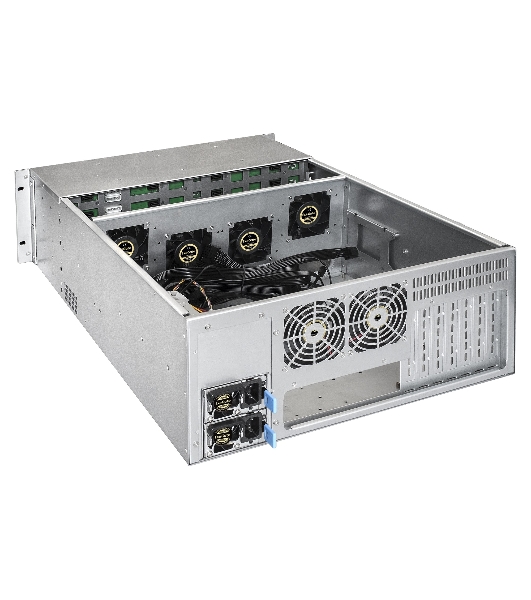 Серверная платформа ExeGate EX292426RUS Pro 4U660-HS24 (RM 19', высота 4U, глубина 660, Redundant БП 2x1000W, 24xHotSwap, USB)