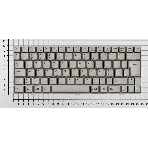 Клавиатура для ноутбука Asus U1 U1F U1E серебристая, фото2