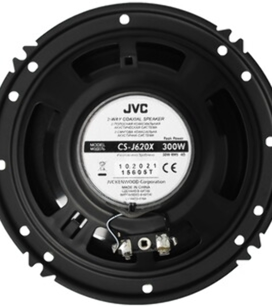 Колонки автомобильные JVC CS-J620X 4Ом 14.24см (6дюйм) (ком.:2кол.) коаксиальные двухполосные
