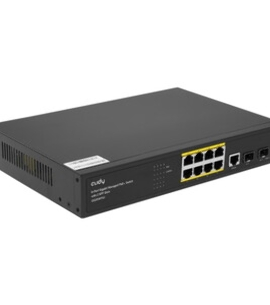 Коммутатор Cudy GS2008PS2, 8×1 Гбит/с, 2×1 Гбит/с SFP