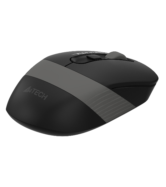 Мышь беспроводная A4Tech Fstyler FG10S черный/серый, 2000 dpi, радиоканал, USB, кнопки - 4