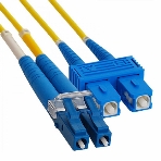 Патч-корд оптический переходной Rexant (SM), 9/125 (OS2), LC/UPC-SC/UPC, (Duplex), LSZH, 2м, фото 1