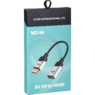 Адаптер DisplayPort(M) ---> HDMI(F) 0.15m 8K@60Hz VCOM