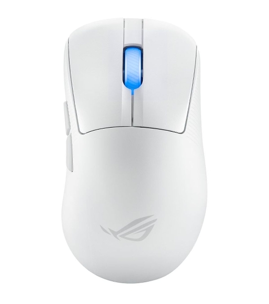 Мышь беспроводная/проводная ASUS ROG Keris II Ace белый, 42000 dpi, радиоканал, Bluetooth, USB, кнопки - 6