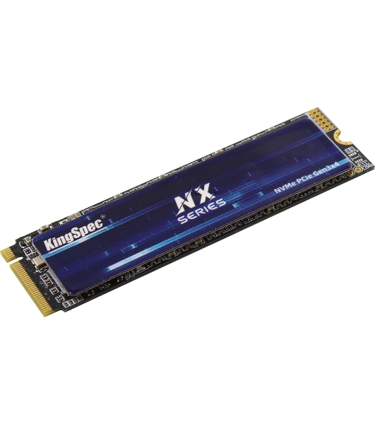 Накопитель SSD KingSpec NX-2Tb, 2000Gb, PCIe 3.0 x4, M.2 2280, NVMe, R/W 3400/3100