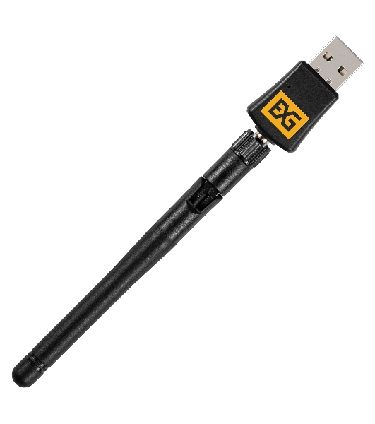 Сетевой адаптер Wi-Fi 5 двухдиапазонный ExeGate EX-W5-T2U Plus-AC650 (Wi-Fi AC (a/b/g/n/ac), чипсет Realtek8811, 2.4 ГГц до 200 Мбит/с + 5 ГГц до 433 Мбит/с, внешняя съемная 2dBi антенна, USB 2.0)