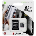 Флеш карта Kingston Canvas Select Plus microSDXC 64Gb C10 SDCS3/64Gb, фото2