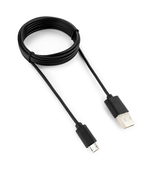 Кабель USB2.0 Pro Cablexpert CC-mUSB2-AMBM-6, AM/microBM 5P, 1.8м, экран, черный, пакет