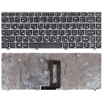 Клавиатура для ноутбука Lenovo IdeaPad Z450 Z460 Z460A Z460G черная с серой рамкой, фото4