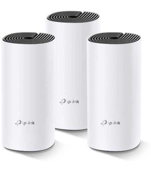 Бесшовный Mesh роутер TP-Link Deco M4 (DECO M4(3-PACK)) AC1200 10/100/1000BASE-TX (упак.:3шт)