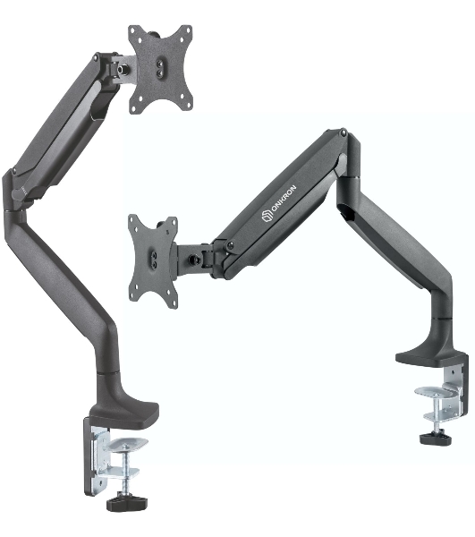 Кронштейн для мониторов ONKRON G100 белый 13'-32' макс.9кг настольный поворот и наклон верт.перемещ.