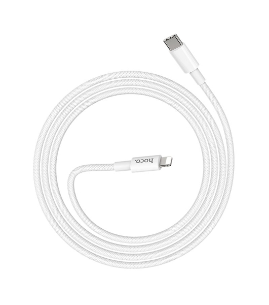 Кабель Type-C HOCO X56 для Lightning, PD20, 3.0A, 1м, белый