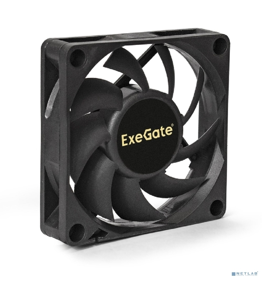 Вентилятор для корпуса ExeGate EX07015H3PM черный, 70 мм, 3000 об/мин, 26 дБ, 3 pin