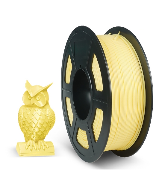 Филамент NVPrint PLA+ Lemon Yellow для 3D печати диаметр 1.75мм длина 330 метров масса 1 кг