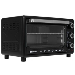 Мини-печь Sakura SA-7001HBK 35л, 3200Вт, духовка 1600Вт, конфорки 185мм+155мм (1000Вт+600Вт), механ.управление, 3 режима работы духовки (верх, низ, верх+низ), раздельная регулировка температуры духовки и конфорок, комплектация - металлическая решетка, противень и ухват. чёрны, фото5