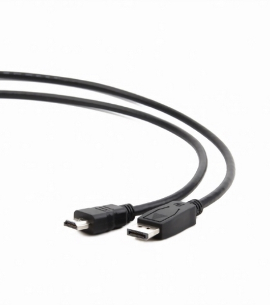 Кабель DisplayPort-HDMI Gembird/Cablexpert 3м, 20M/19M, черный, экран, пакет