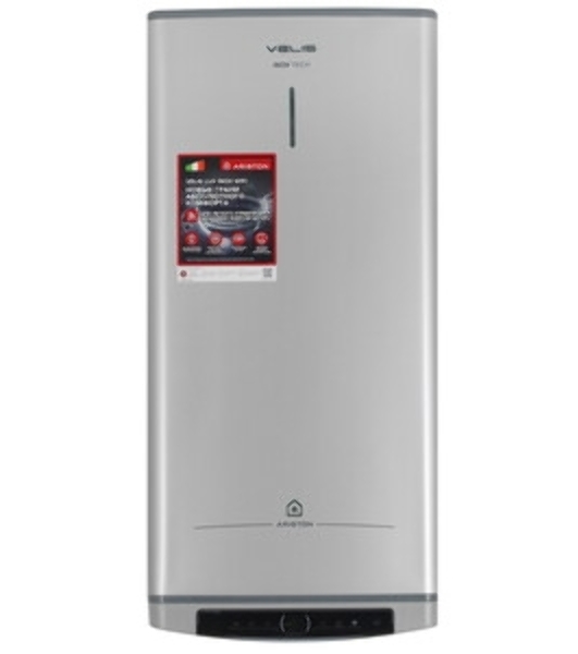 Водонагреватель Ariston Velis Lux Inox PW ABSE WIFI 80, 2.5 кВт, 80л, электрический настенный/серый