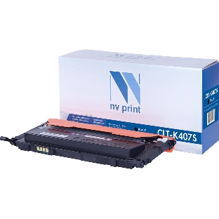 Картридж лазерный NVPrint совместимый Samsung CLT-K407S черный для CLP-325/CLX-3185 (1500k)