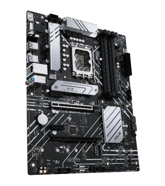 Материнская плата ASUS PRIME B660-PLUS D4, Socket LGA 1700, Intel B660, 4xDDR4, 4xSATA, 3xM.2, 1xPCIe 4.0 x16, 1xPCIe 3.0 x4, 1xHDMI, 1xDP, 1xVGA, 1x 1Gb LAN, 1xUSB-C 3.2 Gen 2x2, 2xUSB-A 3.2 Gen 2, 1xUSB-A 3.2 Gen 1, 2xUSB-A 2.0, 7.1, ATX