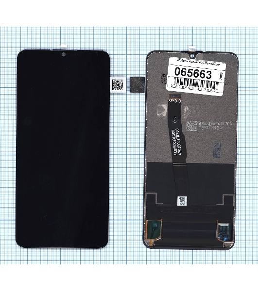 Дисплей для Huawei P30 lite, Nova 4e COG черный