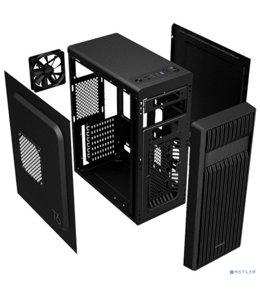 Компьютерный корпус Zalman ZM-T6 черный без БП ATX 1xUSB 2.0 1xUSB 3.0 audio bott PSU