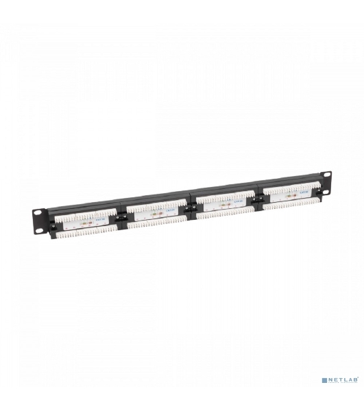 Патч-панель NTSS NTSS-PP-1U-24-UTP-RJ45-5E-D 19' 1U 24xRJ45 кат.5E UTP