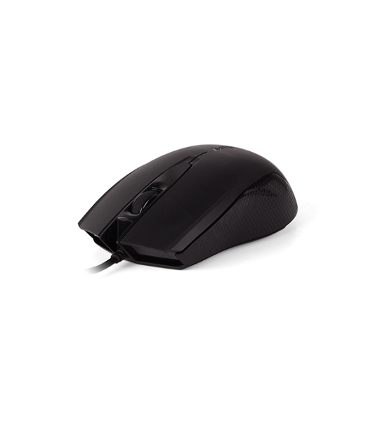 Мышь проводная A4Tech OP-760 черный, 1200 dpi, USB, кнопки - 3
