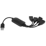 USB-концентратор Buro BU-HUB4-0.3-U2.0-Splitter, USB 2.0, USB 4 порта, USB, фото12