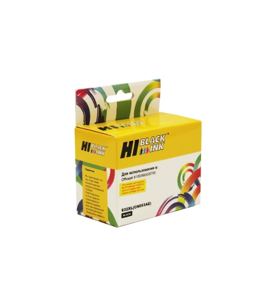 Картридж HP OJ 6100/6600/6700, №932XL (Hi-Black) CN053AE, BK      