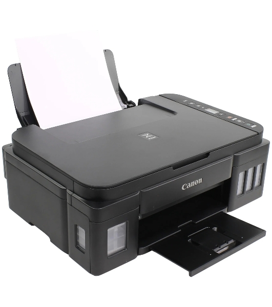 МФУ струйное Canon PIXMA G2410 (2313C009), A4, цветной, печ. 8.8 стр/мин (ч/б) 5 стр/мин (цвет), скан. до 19 стр/мин., 1200 x 4800 dpi (принтер) 1200x600dpi (сканер), USB