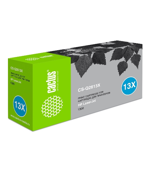 Картридж лазерный Cactus CS-Q2613X черный (4000 стр.) для HP 1300/1300N
