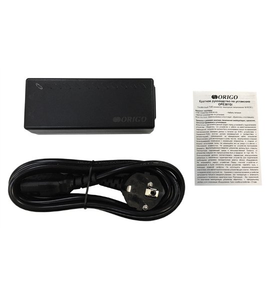 Инжектор PoE Origo OPE301GI 10/100/1000BASE-T 30Вт 100-240В(АС) (OPE301GI/30W/A1A)