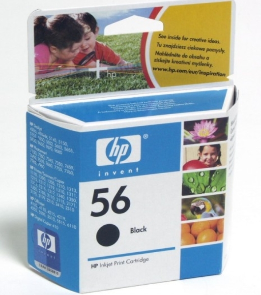 Картридж струйный HP №56 C6656AE черный для HP PCS 2100/DJ 5550/450/PS 7150/7350/7550 (520 стр.)