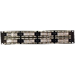 Патч-панель Rexant 19', 2U, 48 портов RJ-45, категория 5e, UTP неэкранированная, черная, фото2