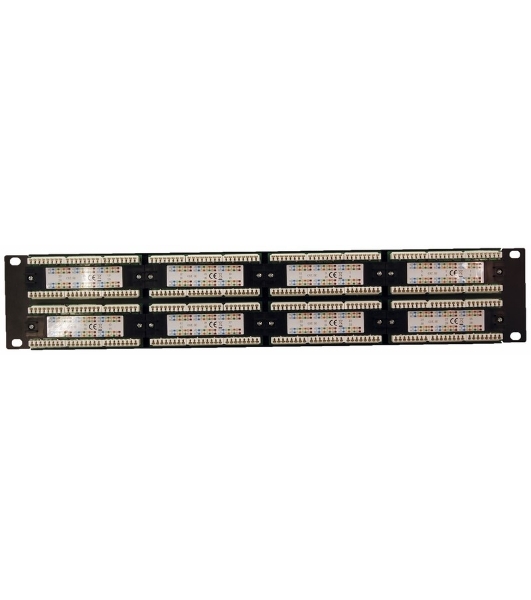 Патч-панель Rexant 19', 2U, 48 портов RJ-45, категория 5e, UTP неэкранированная, черная