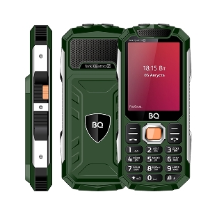 Мобильный телефон BQ 2817 Tank Quattro Power зеленый