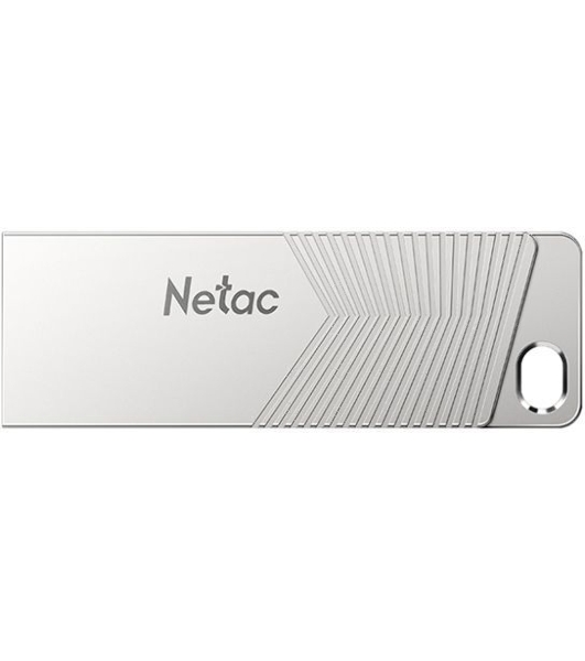 Флешка USB Netac UM1 (NT03UM1N-016G-32PN), 16Gb, USB 3.2, R/W 150/45, серебристый