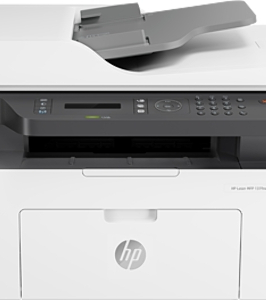 МФУ лазерное HP Laser MFP 137fnw (4ZB84A), A4, ч/б, печ. до 20 стр/мин., скан. до 15 стр/мин. (ч/б) 6 стр/мин. (цвет), 1200 x 1200 dpi (печать) 600x600dpi (скан.), USB, RJ-45, Wi-Fi, Air Print, Mopria