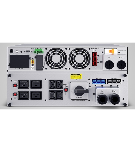 Источник бесперебойного питания CyberPower OLS6KERT5U/6000 ВА/6000 Вт/USB/RS-232/Dry/EPO/SNMP/CloudCard/9xIEC-320-C13, IEC-320-C19, клеммная колодка