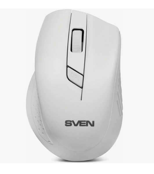 Мышь беспроводная SVEN RX-325 белый, 1000 dpi, радиоканал, USB, кнопки - 4