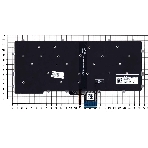 Клавиатура для ноутбука Dell Latitude 13 7370 черная с подсветкой, фото 1