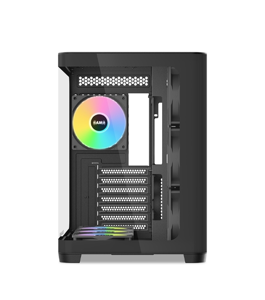 Корпус SAMA V60, Midi-Tower, чёрный, 7 x 120 мм