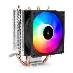 Кулер ExeGate Wizard EXX200-PWM.RGB (Al+Cu, 2 тепл.трубки, LGA775/1150/1151/1155/1156/1200/1700/1851/AM2/AM2+/AM3/AM3+/AM4/AM5/FM1/FM2/754/939/940, TDP 95W, Fan 90мм, PWM, 800-2400RPM, Hydro bearing, 4pin, 11-24db, 305г, RGB подсветка, с термопастой, на защелках, RTL), фото20